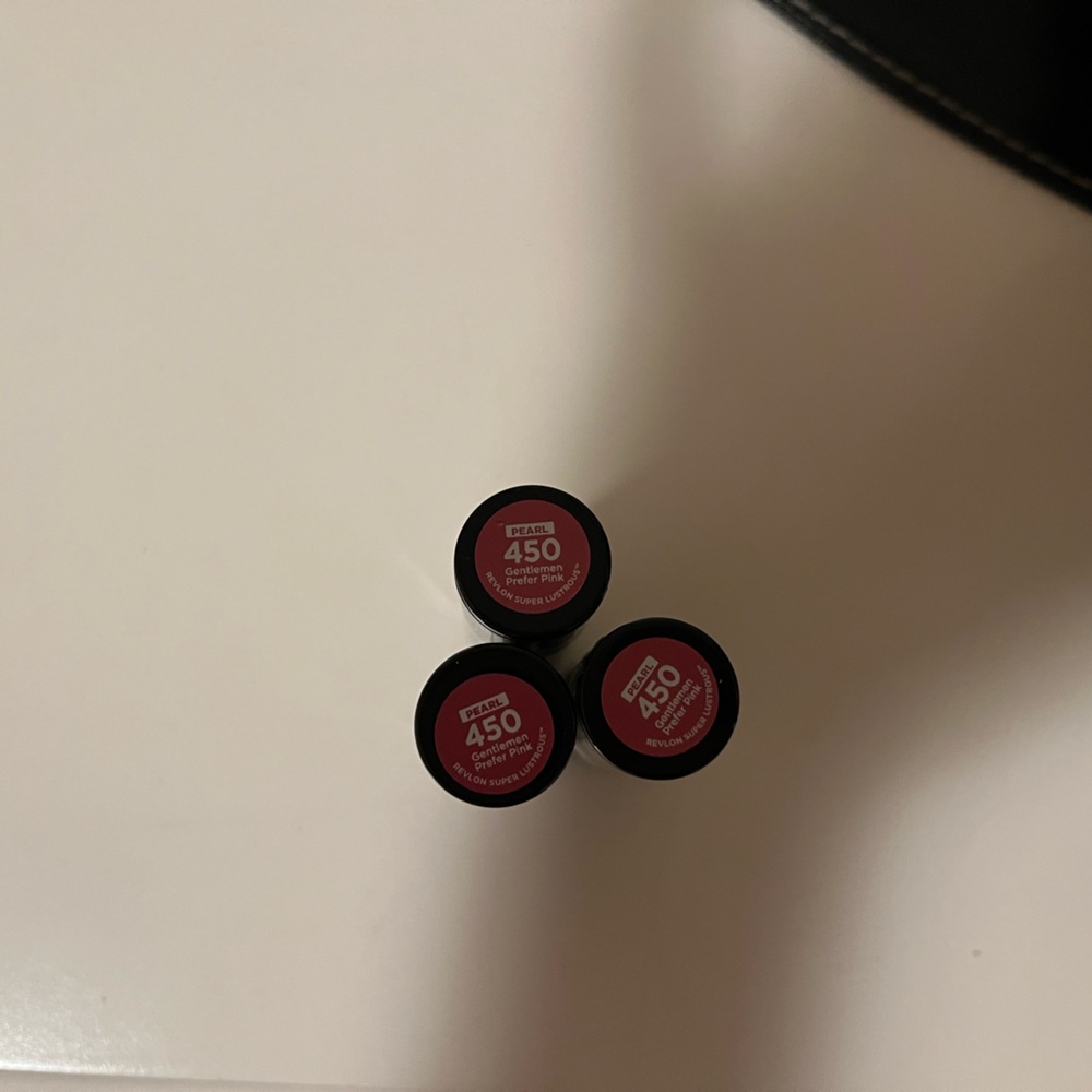 3 New Revlon Pearl Lipstick Gentlemen Prefer Pink #450